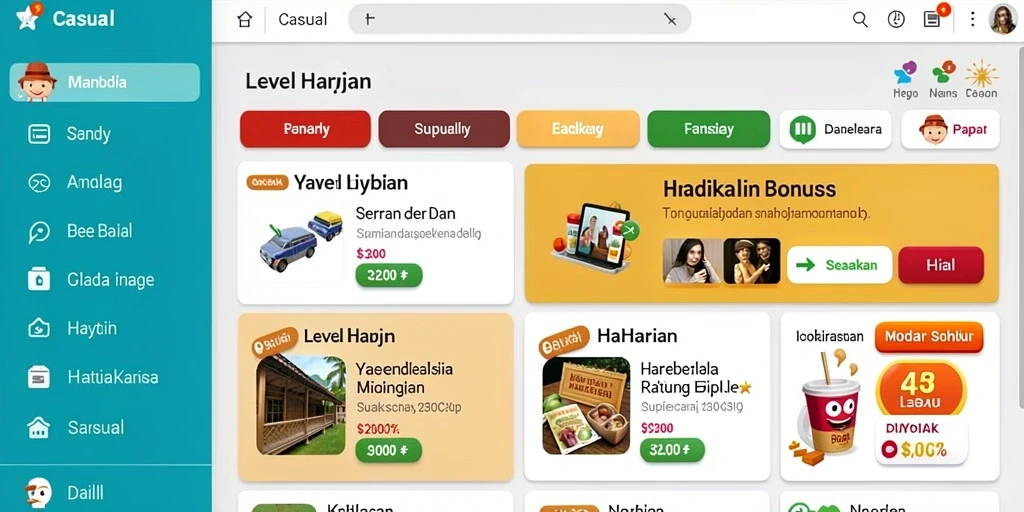 Tampilan antarmuka yang menarik dan mudah dinavigasi.