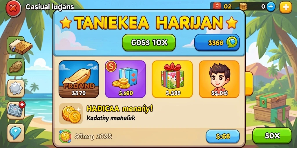 Screenshot 1: Menampilkan tampilan awal permainan 9SL yang menarik.
