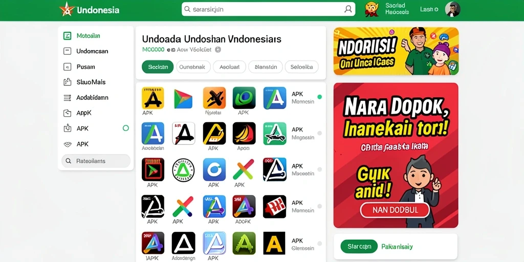 Tampilan utama aplikasi yang menarik dan user-friendly.