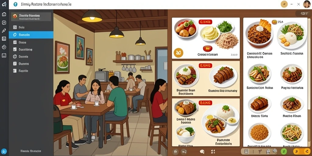 Tampilan antarmuka yang menarik dan intuitif.