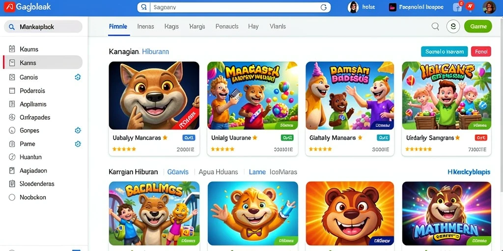 Screenshot menunjukkan karakter utama dalam aksi.