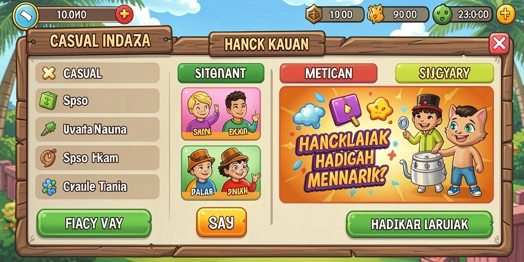 Tampilan menu utama N9TURBO yang menarik.