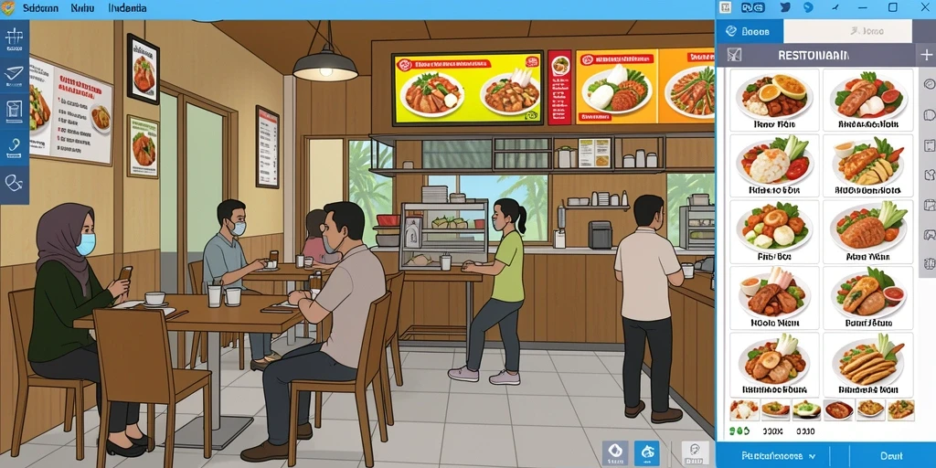 Tangkapan layar menampilkan aksi seru dalam permainan.