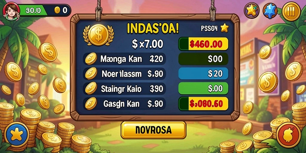 Tampilan grafis yang menarik dan penuh warna.