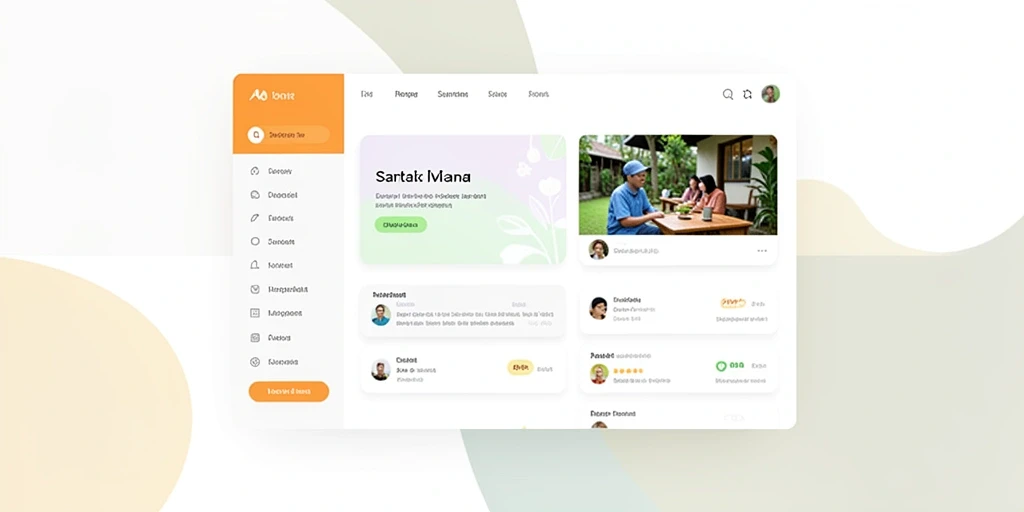 Tampilan antarmuka yang user-friendly dan modern.